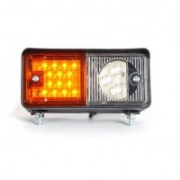 Luč prednja LED pozicija+LED smernik 12-24v, LEVA w